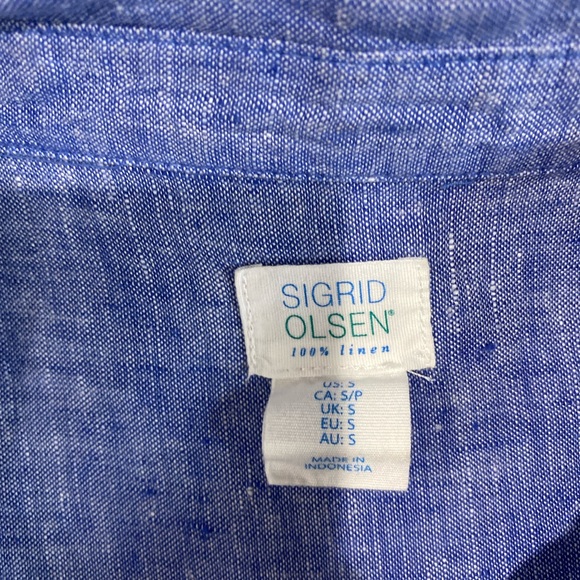 Sigrid Olsen Linen Tunic - Picture 6 of 8